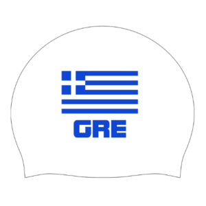 SILICON GREEK FLAG CAP 05 ΛΕΥΚΟ